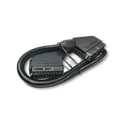 11702; Cable; SCART plug,both sides; 1.5m; black; Goobay