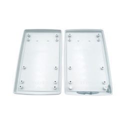 Z113.WH.ABS; Plastmasas korpuss 25x93x151mm balts ABS