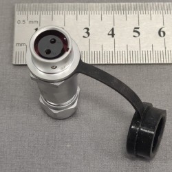 SF1211/S2I; SF12; plug; female; PIN: 2; IP67; 4÷6.5mm; 13A; soldering; for cable; WEIPU