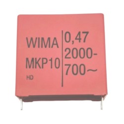 MKP1U024705G00KSSD; Capacitor: polypropylene; 47nF; 22.5mm; ±10%; 10.5x19x26.5mm; WIMA