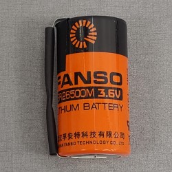 ER26500M CNR; Battery: lithium; 3.6V; C; soldering lugs; Ø26x50.9mm; 6000mAh; FANSO