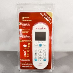 SUPCU003 Universāla tālvadības pults ar LCD gaisa kondicionieriem Airco 6000 Superior