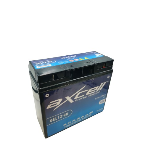 APB.12.072.AXCELL Axcell AGM industiriālais akumulators 12V 7.2Ah 4.8mm klemme