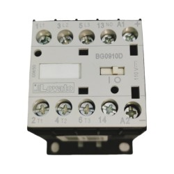 11BG0910D110; Contactor: 3-pole; NO x3; Auxiliary contacts: NO; 110VDC; 9A; DIN; LOVATO ELECTRIC