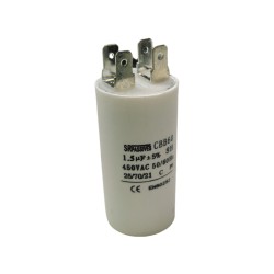 CBB60A-1.5/450; Capacitor: motors, run; 1.5uF; 450V; Ø30x60mm; -25÷70°C; ±5%; 3000h; SR PASSIVES