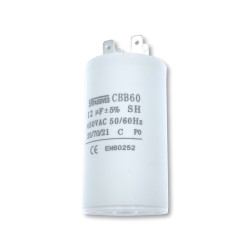 CBB60A-12/450; Capacitor: motors, run; 12uF; 450V; Ø40x70mm; -25÷70°C; ±5%; 3000h; SR PASSIVES