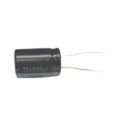; Capacitor: electrolytic; THT; 1000uF; 35VDC; Ø12.5x20mm; Pitch: 5mm; AISHI