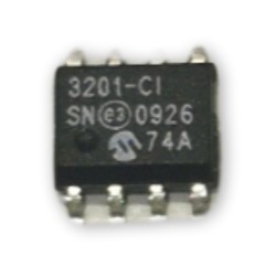 MCP3201-CI/SN; A/D converter; Channels: 1; 12bit; 100ksps; 2.7÷5.5V; SO8; MICROCHIP TECHNOLOGY