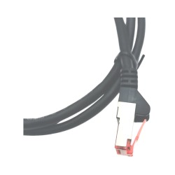 68693; Patch cord; S/FTP; 6; stranded; Cu; LSZH; black; 1m; halogen free; Goobay