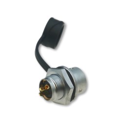 SF1212/S2; SF12; socket; female; PIN: 2; IP67; 13A; soldering; 250V; 1.5mm2; WEIPU