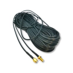 ; Cable; 50Ω; 20m; SMA socket,SMA plug; black; BQ CABLE