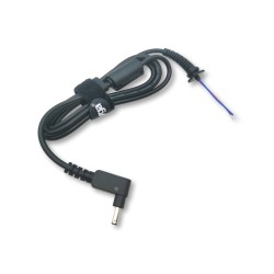 AK-SC-32: DC Power Cords;Cable; wires,DC 4,0/1,35 plug; angled; 0.5mm2; black; 1.2m