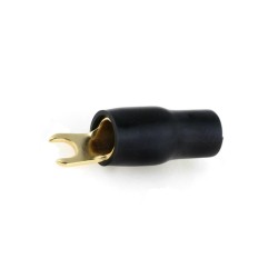 30.4420-03; Terminal: fork; M4; 20mm2; gold-plated; insulated; black; ACV
