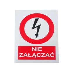 3EZA74/105FS; Safety sign; prohibitory; Mat: self-adhesive folie; W: 74mm; ANRO